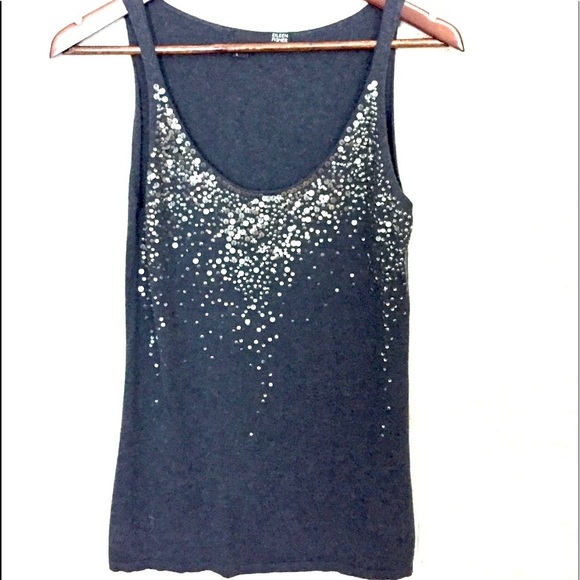 eileen fisher sequin top